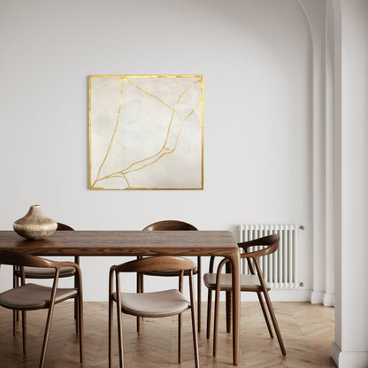 "t i m e l e s s" Abstraktes Bild 100 x 100 cm
