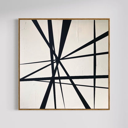 "d i l i g e n t" Abstraktes Bild - 100 x 100 cm