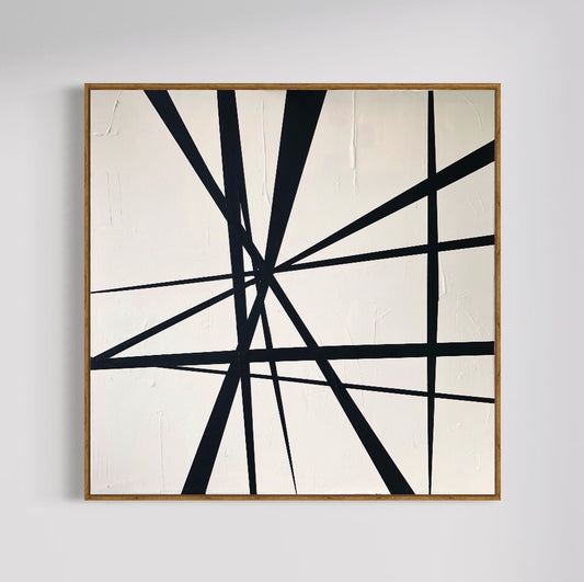 "d i l i g e n t" Abstraktes Bild - 100 x 100 cm