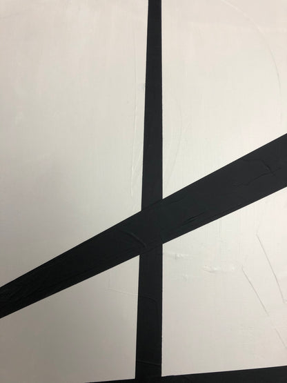 "d i l i g e n t" Abstraktes Bild - 100 x 100 cm