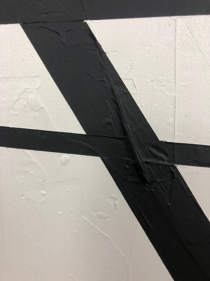 "d i l i g e n t" Abstraktes Bild - 100 x 100 cm