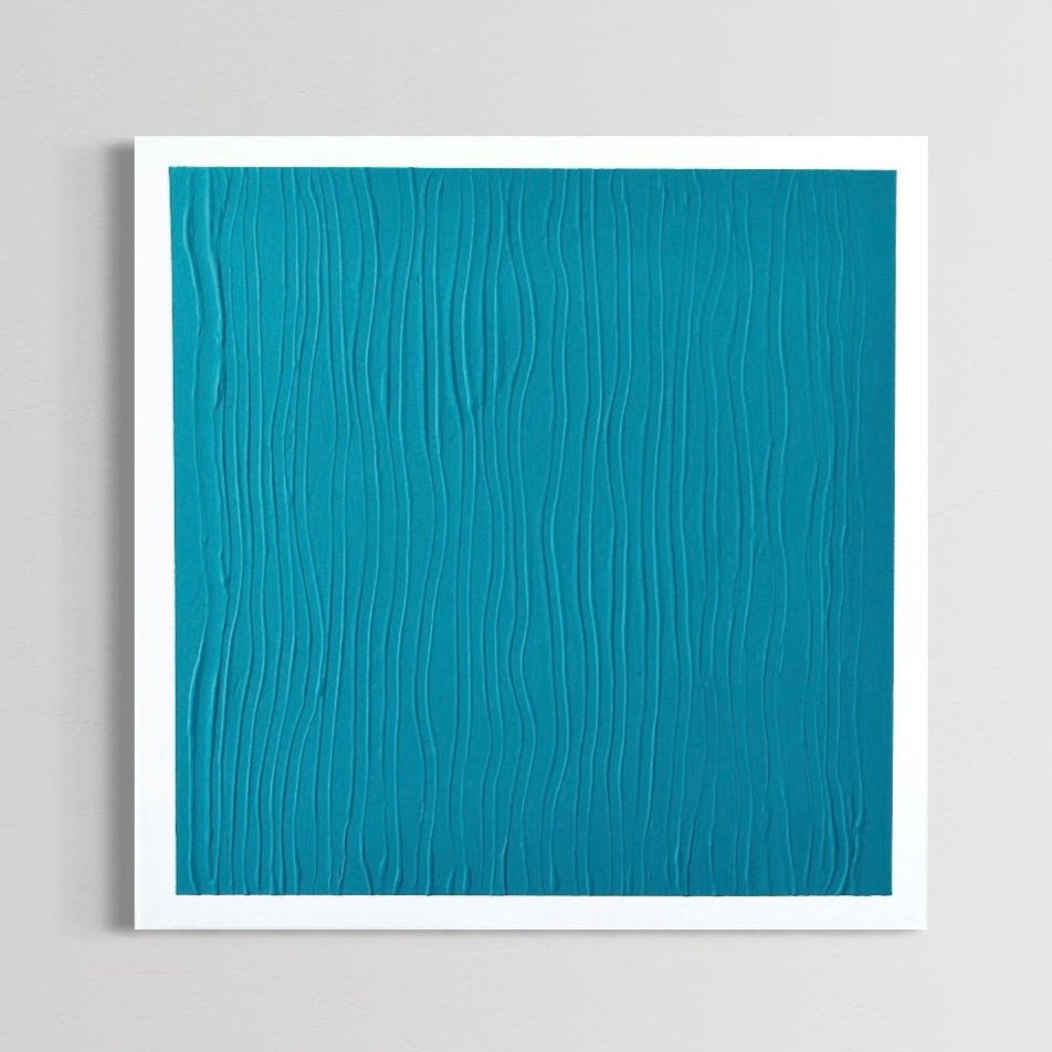 "la mer de ma vie" Abstraktes Bild - 100 x 100 cm